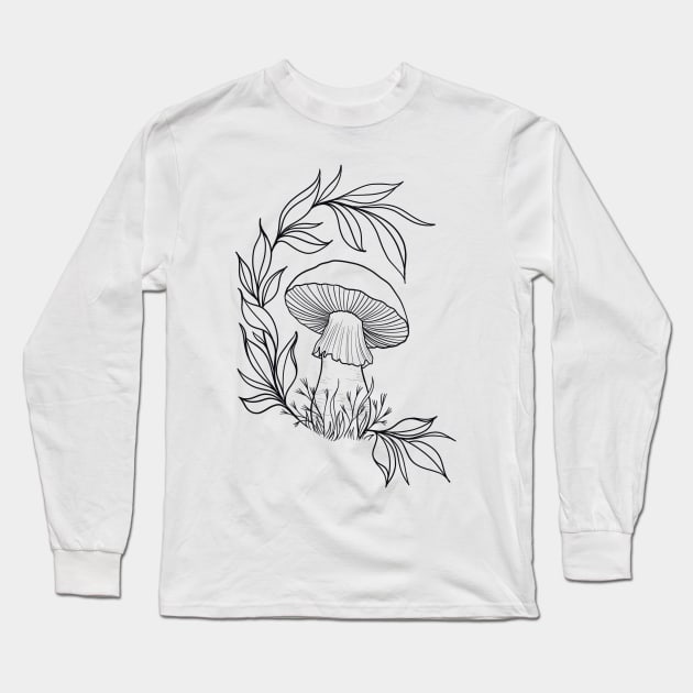The big mushroom Long Sleeve T-Shirt by susyrdesign